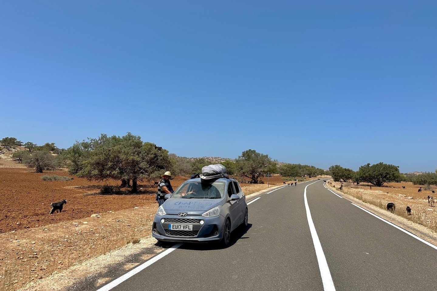 If you had just three days to drive from London to North Africa what vehicle would you pick?⁠
⁠
Probably not the little @hyundai i!0 that Griff Gough-Walters and his chums squeezed into.⁠
⁠
Find out how they got on at the link in bio.⁠
⁠
📷️ @theoilr