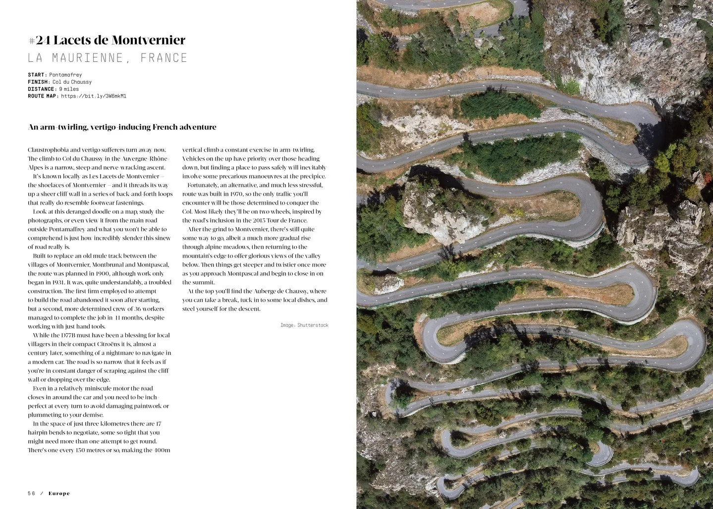 How's this for an arm-twirling #switchbacksaturday ?⁠
⁠
Claustrophobia and vertigo sufferers turn away now. The climb to Col du Chaussy in the Auvergne-Rh&ocirc;ne-Alpes is a narrow, steep and nerve-wracking ascent.⁠
⁠
It&rsquo;s known locally as Les