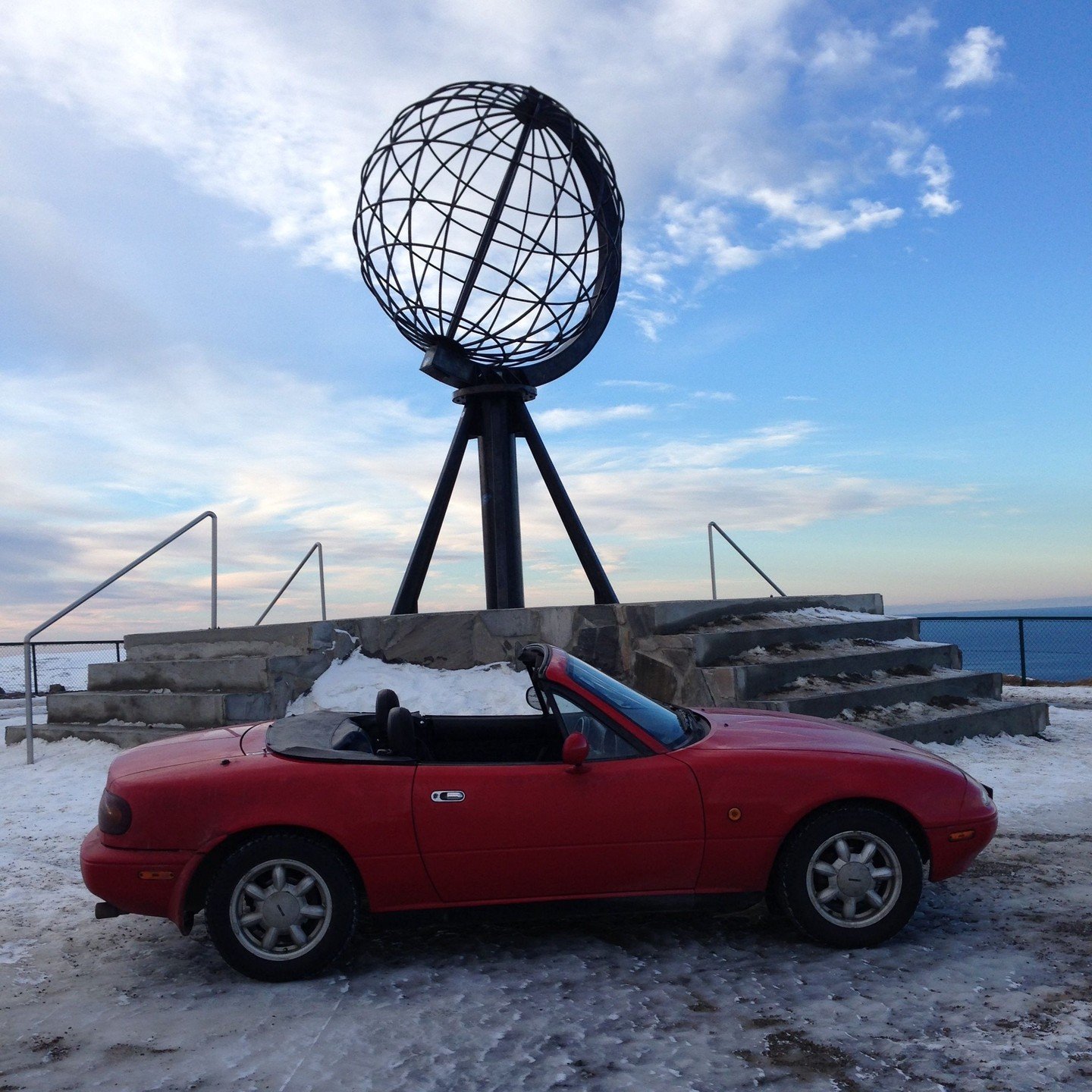 Not quite the North Pole, but Nordkapp is still about as far up as you can drive in Europe. ⁠
⁠
And if Santa needs a new sleigh then Miata Is Always The Answer as we proved by driving all the way to the most northerly point in Europe.⁠
⁠
Hit the link