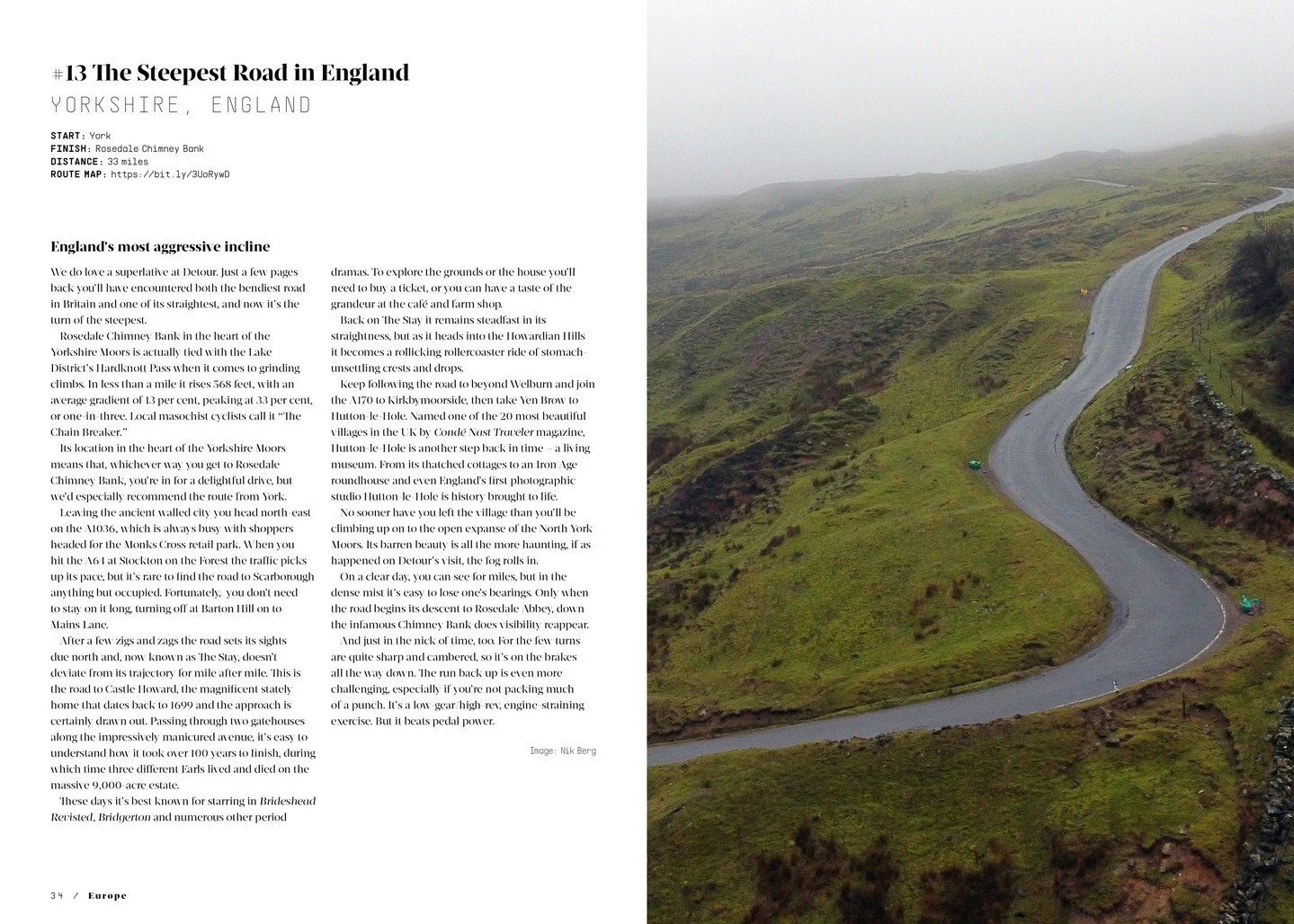 Some extreme #sundaydrive inspiration courtesy of Detour 101: 101 of the Worlds' Best Drives - available now at Amazon. Just hit the link in bio.⁠