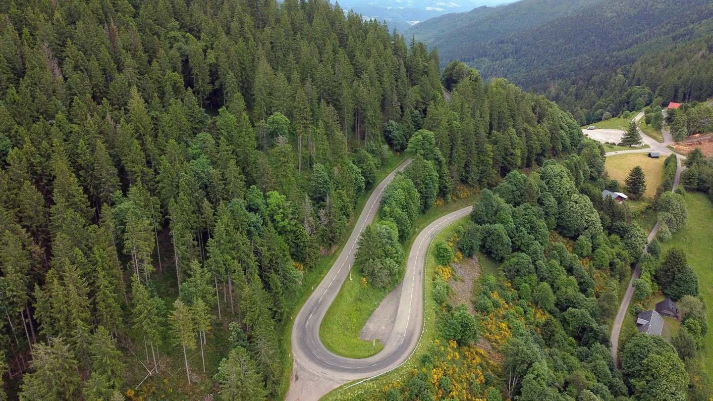 Flying high over the Route des Cr&ecirc;tes 🇫🇷⁠
⁠
That translates as the Route of the Ridges and, well, it does exactly what it says on the tin on its 55 miles from Saint-Marie-aux-Mines to Uffholtz ⁠
⁠
Originally carved into the Vosges massif duri