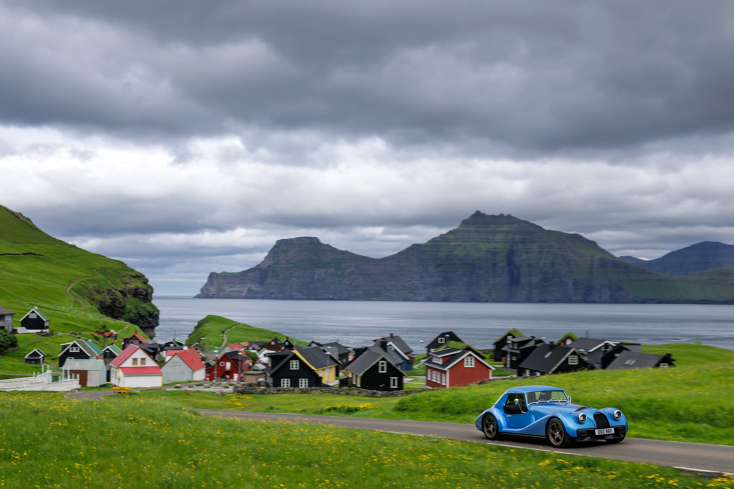 Morgan at Gjogv Faroe Islands