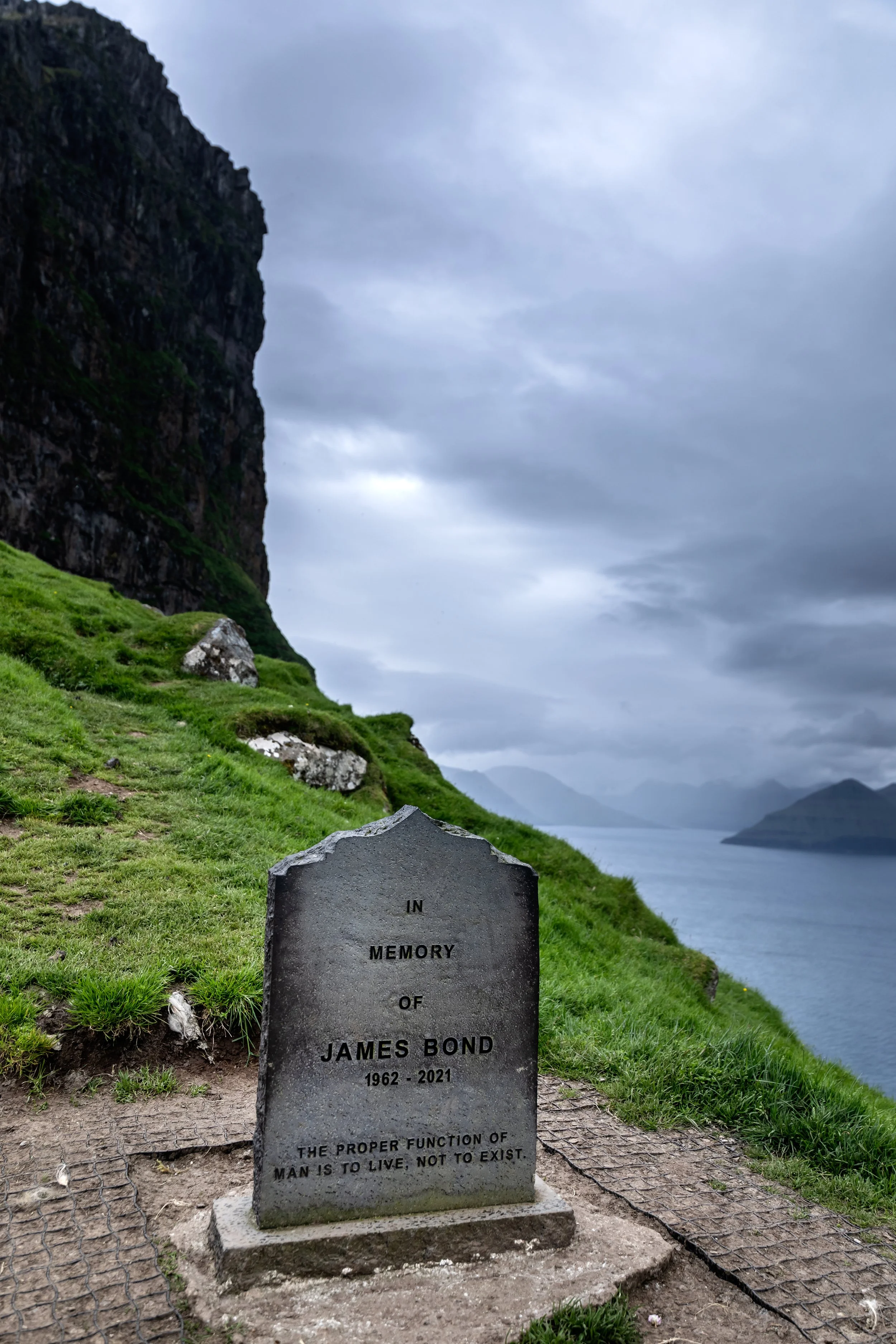 James Bond Grave Faroe Islands