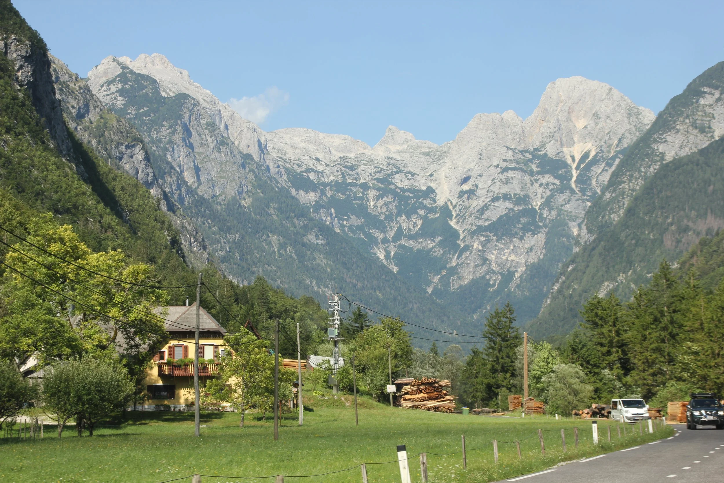 Vršič Pass Julian Alps Slovenia