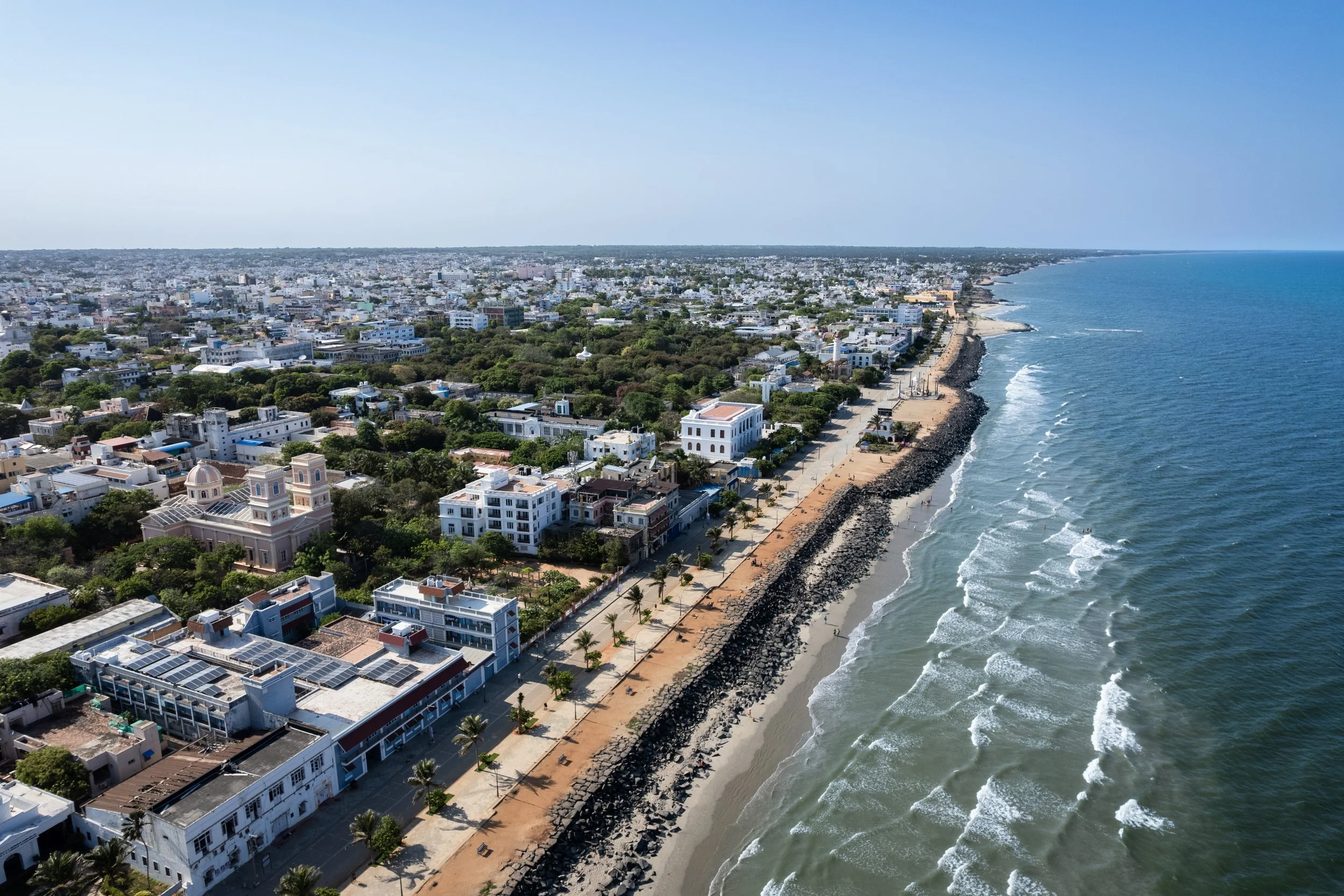 ECR drone shot India