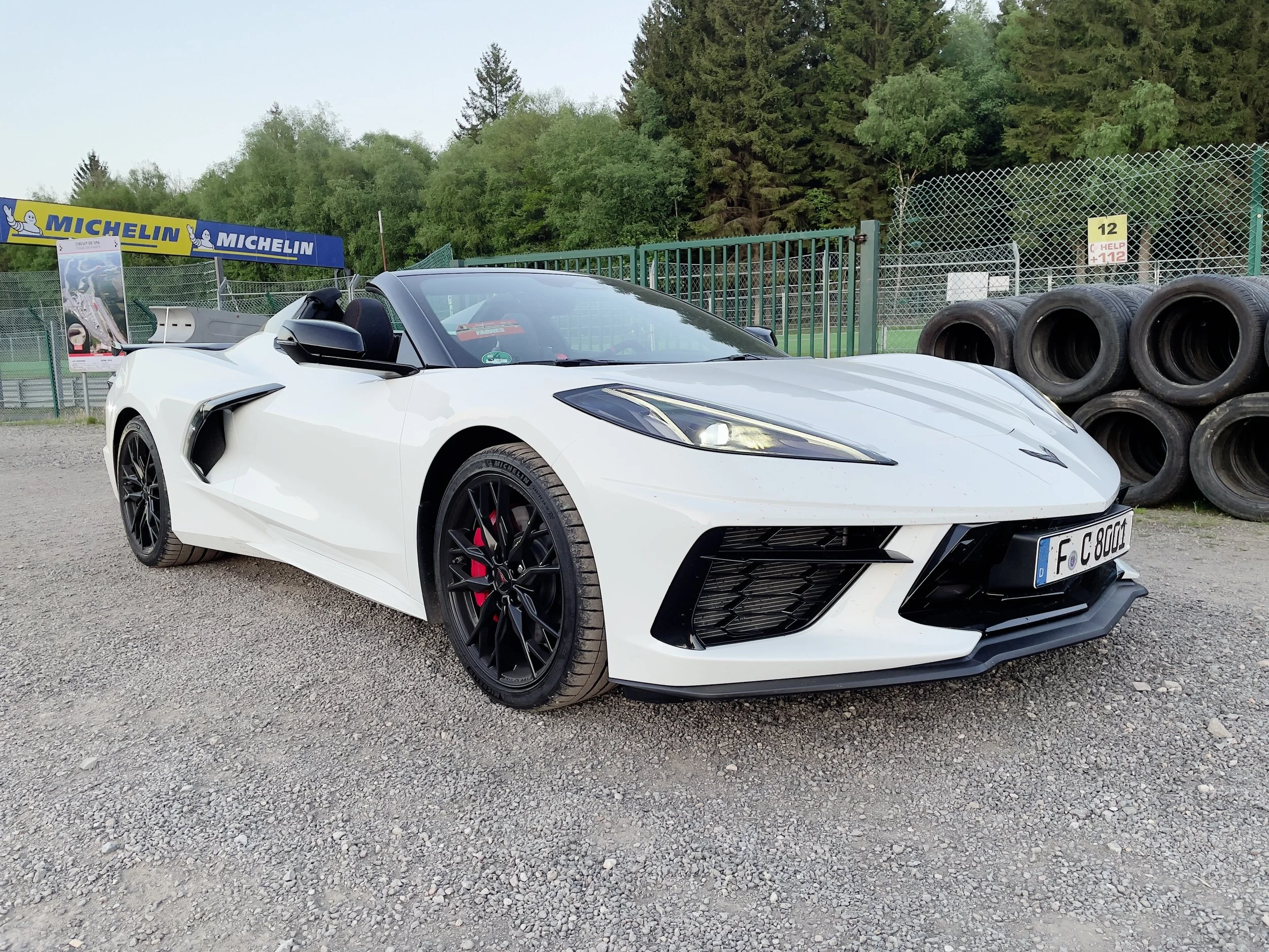 Corvette at Spa Francorchamps