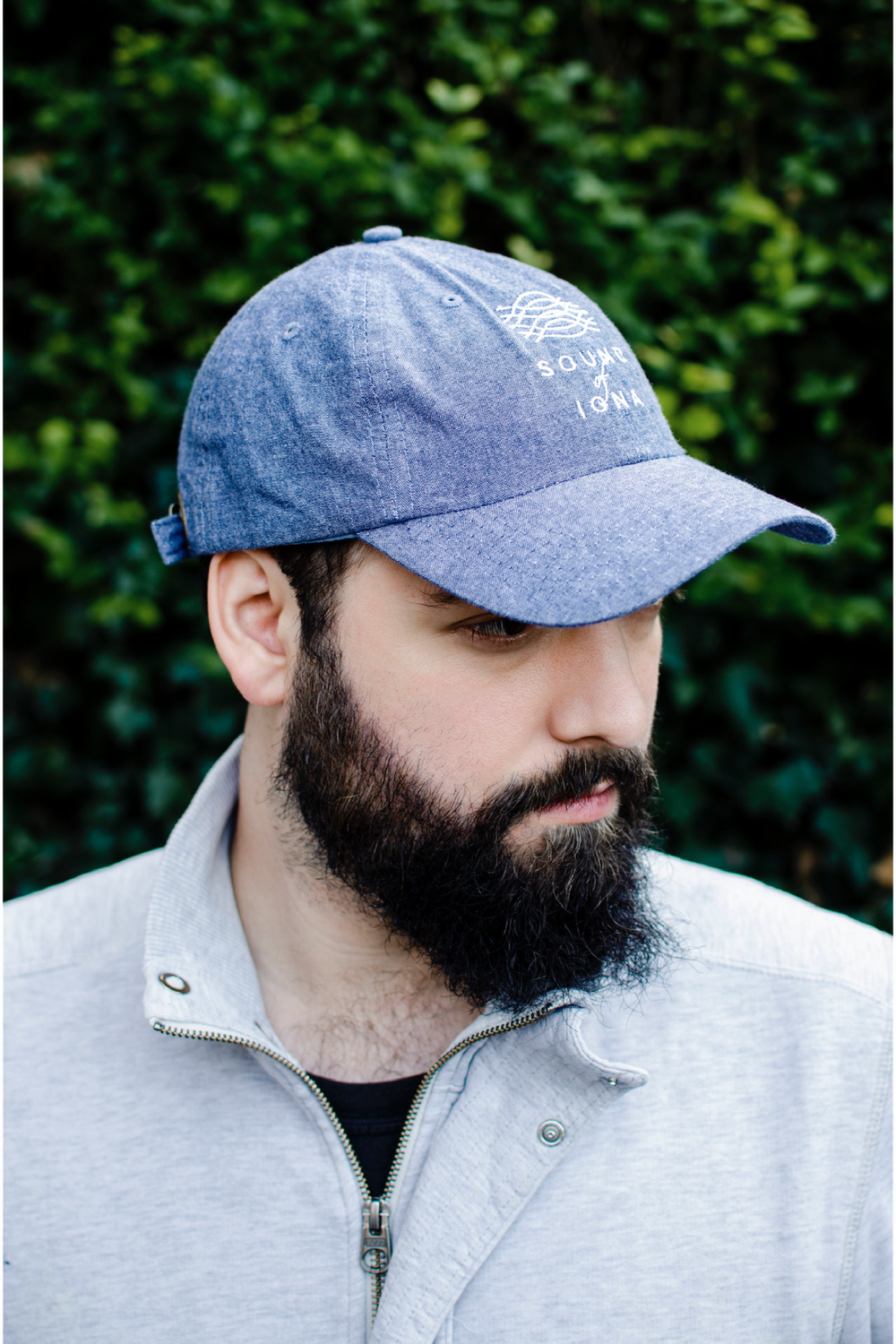 Light Blue Baseball Cap — Sound of Iona — Tartan inspired by the