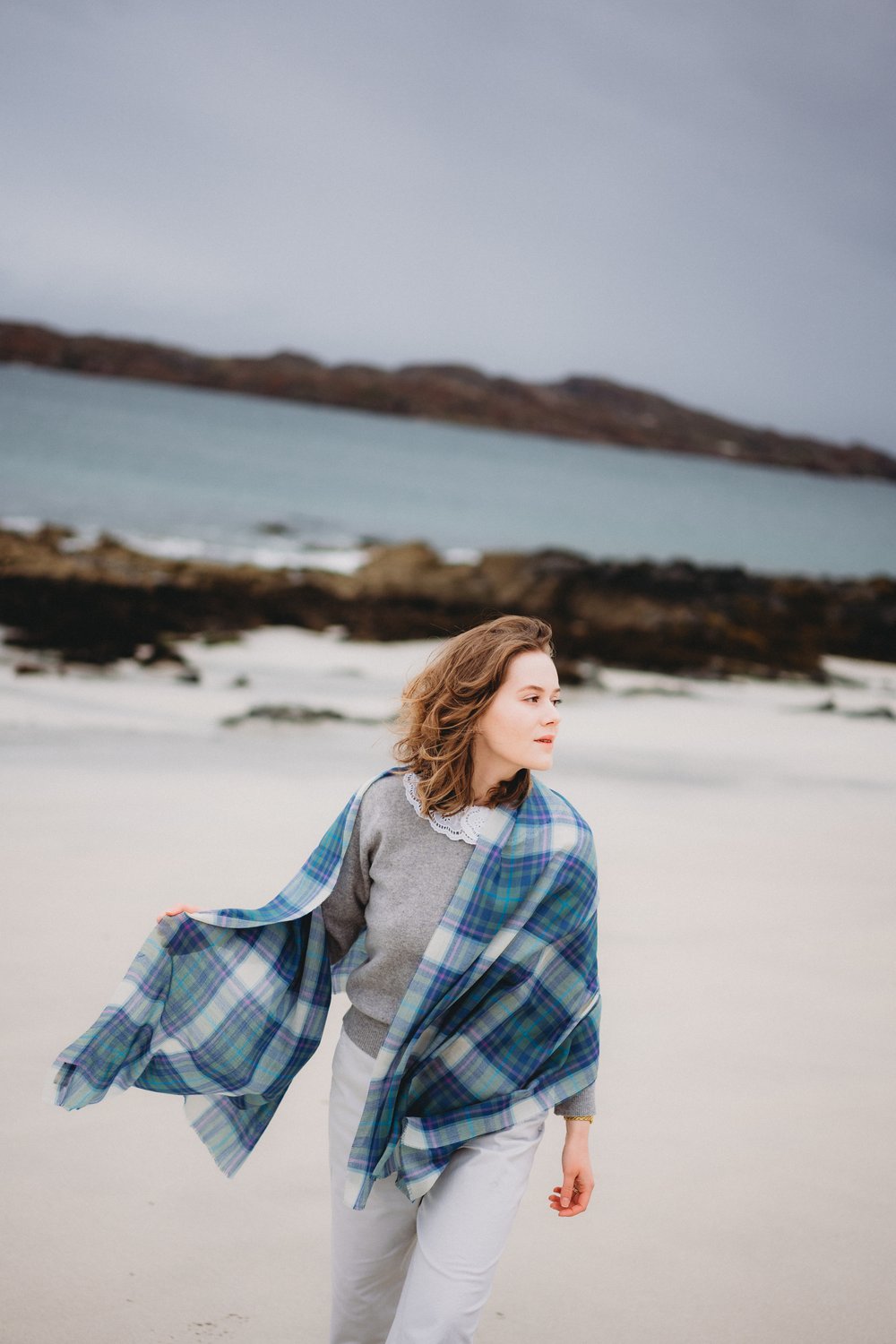 Seasgair Pure New Wool Scarf — Sound of Iona — Tartan inspired by the  beautiful Isle of Iona