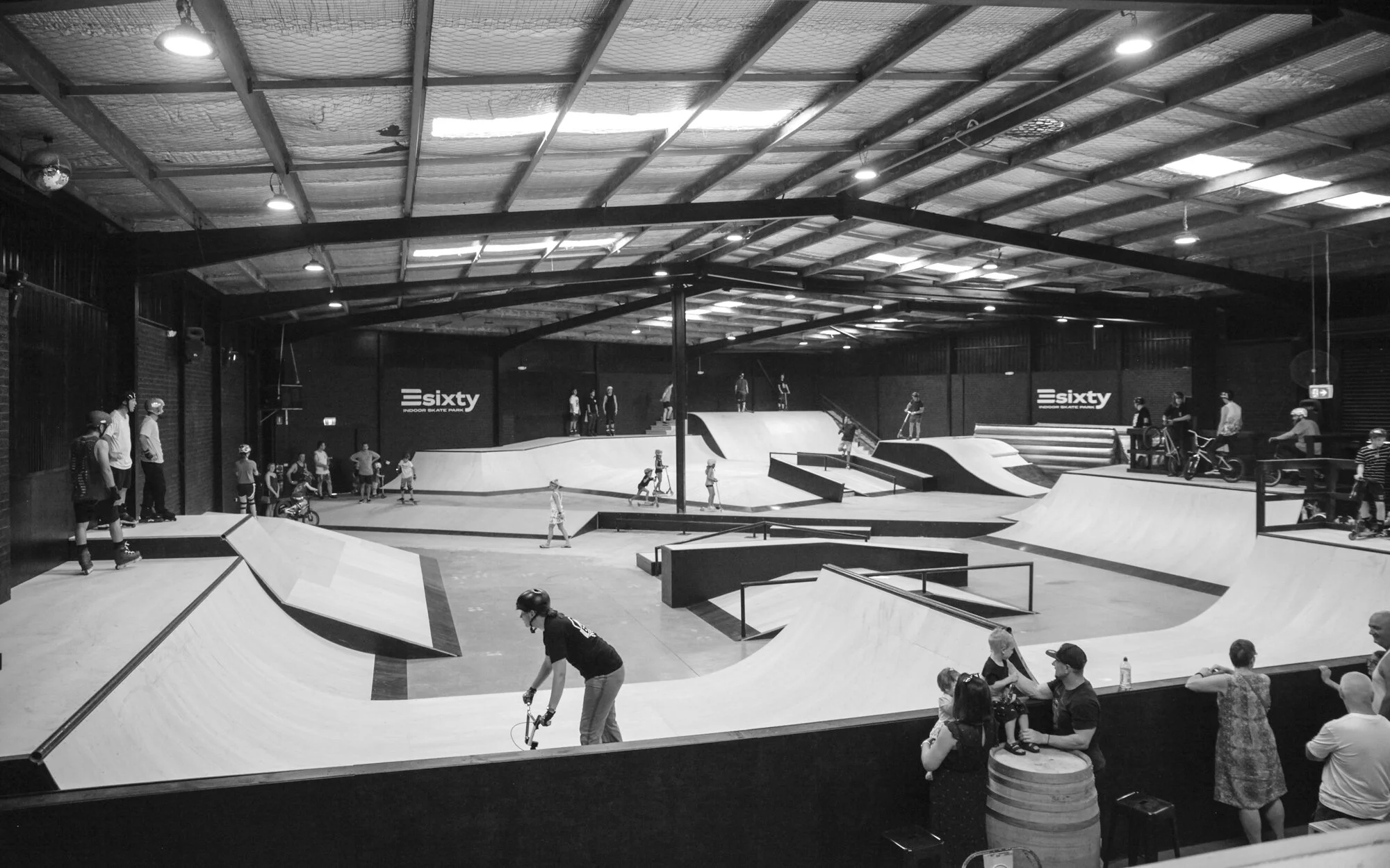 indoor bmx park