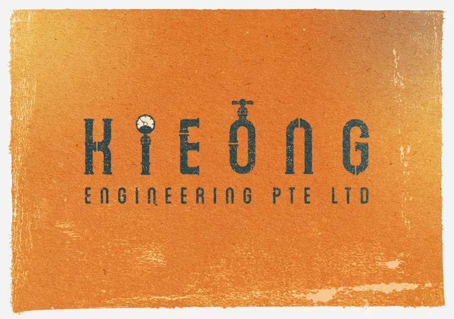 Kieong logo - texture study