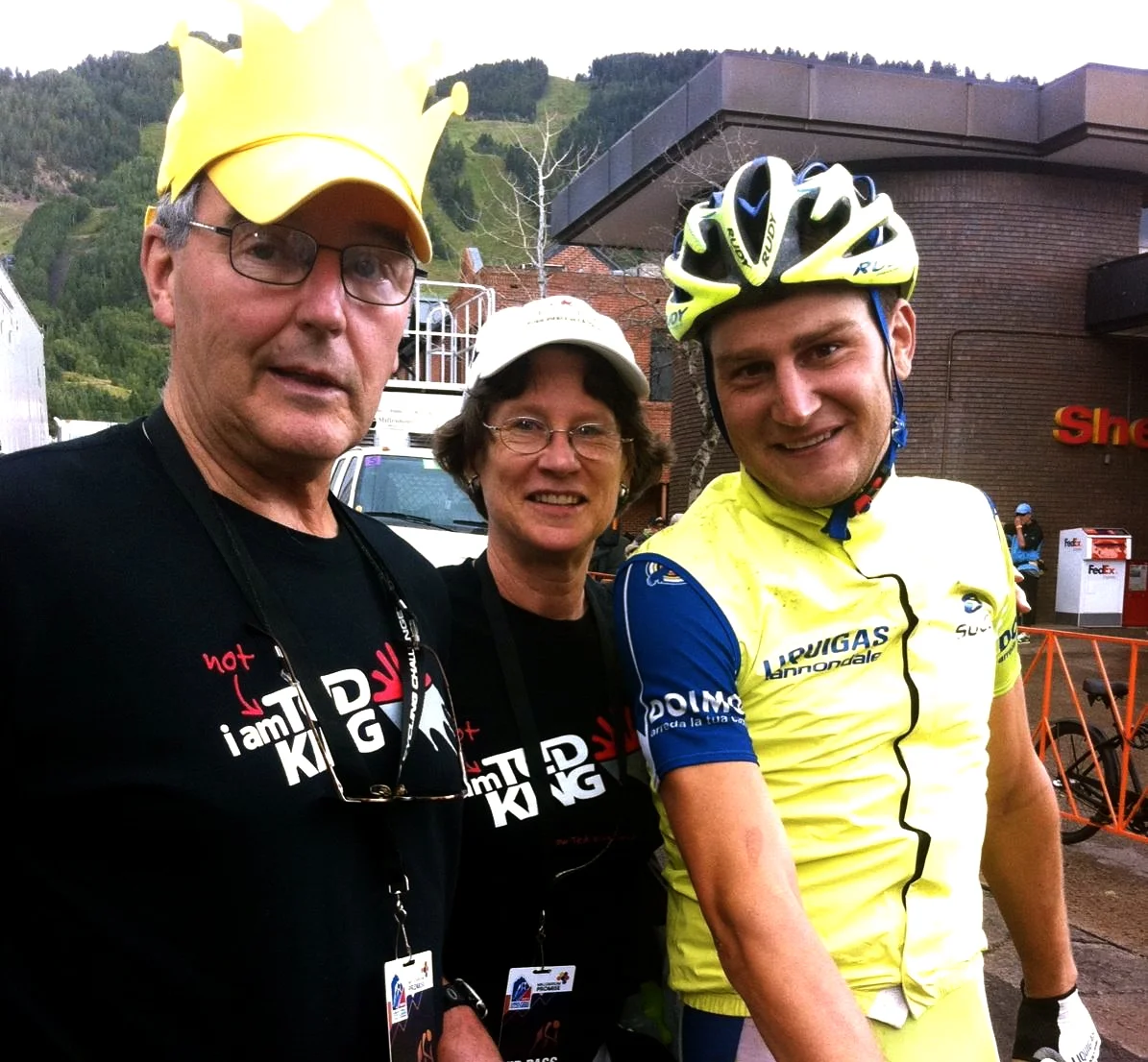 No doubt the best day of Tour of CO. Mom and Dad arrived.