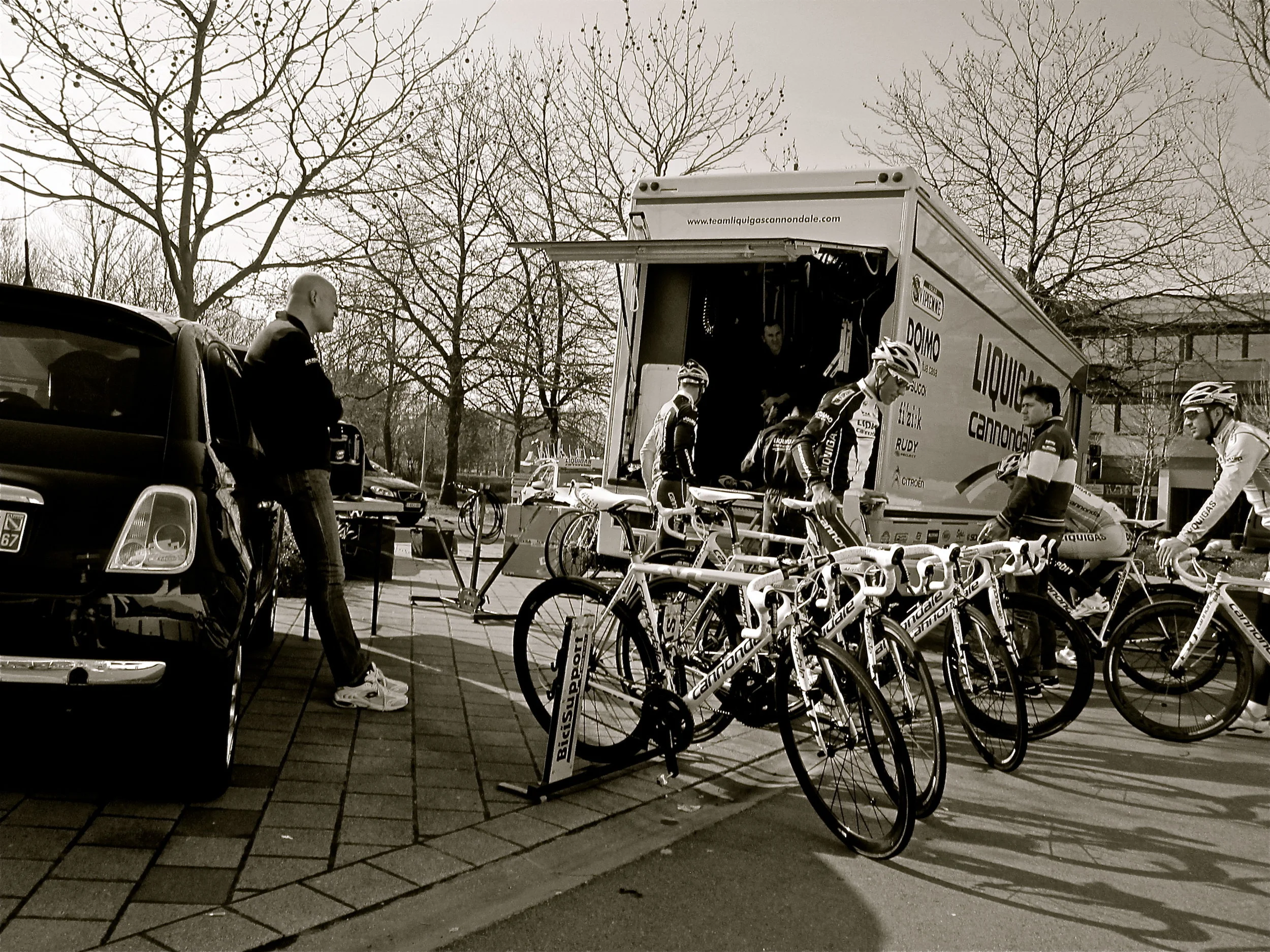 Getting ready for the Classics. Belgium.