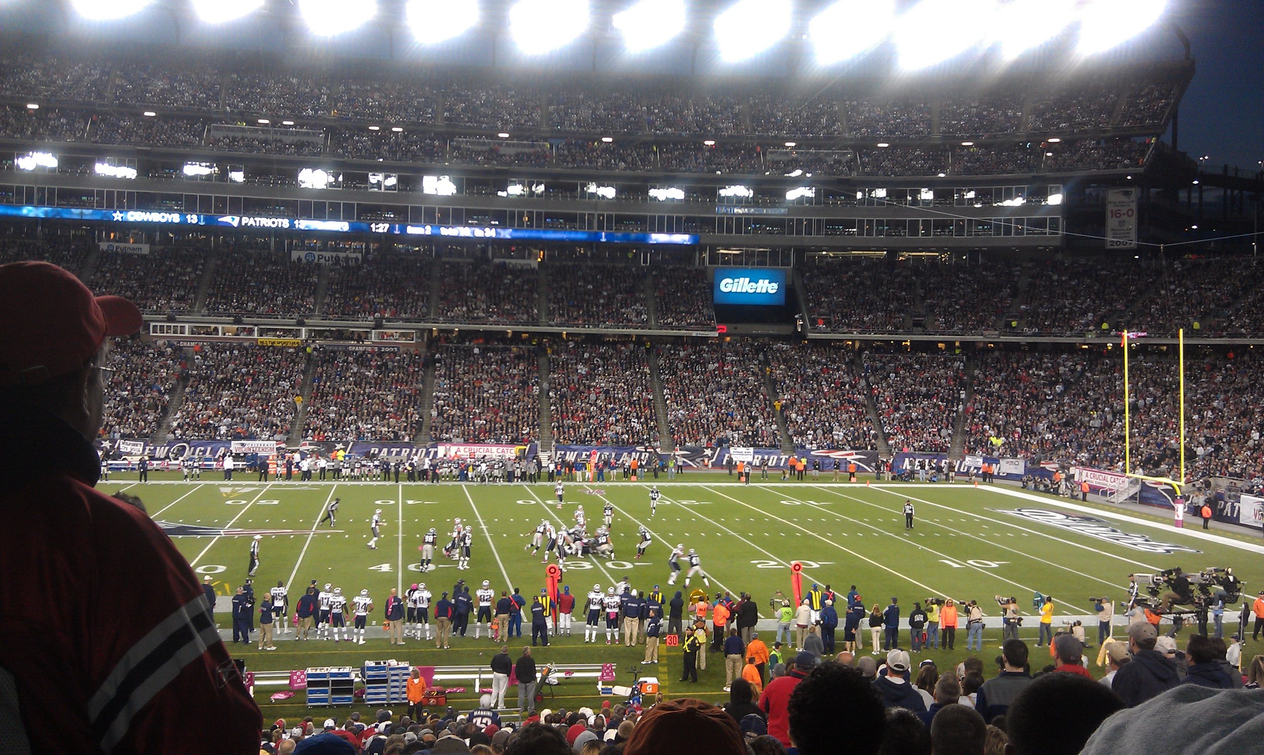 Patriots crushing Dallas.