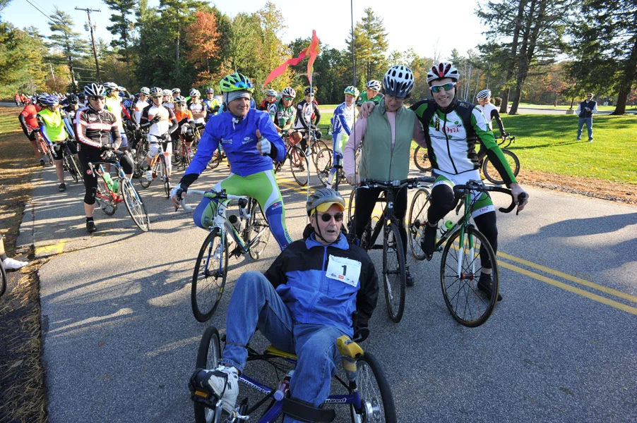 The whole fam damily at the start of the Krempels King of the Road Challenge