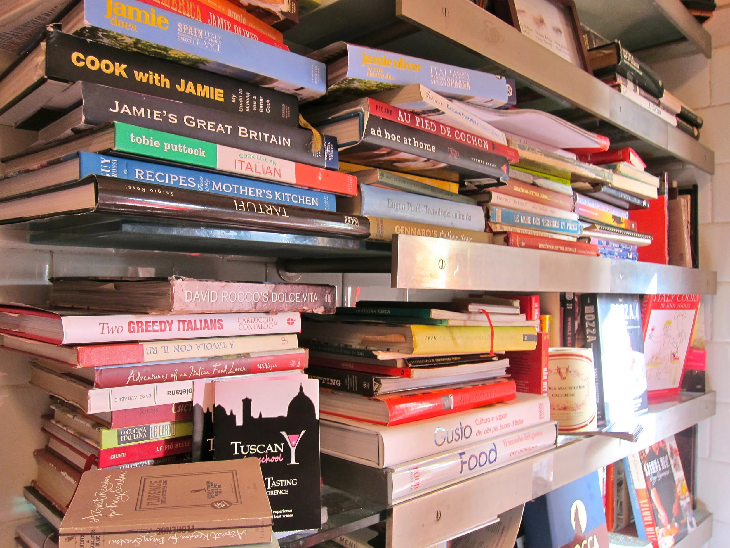 Dario Cecchini has a lot of cookbooks