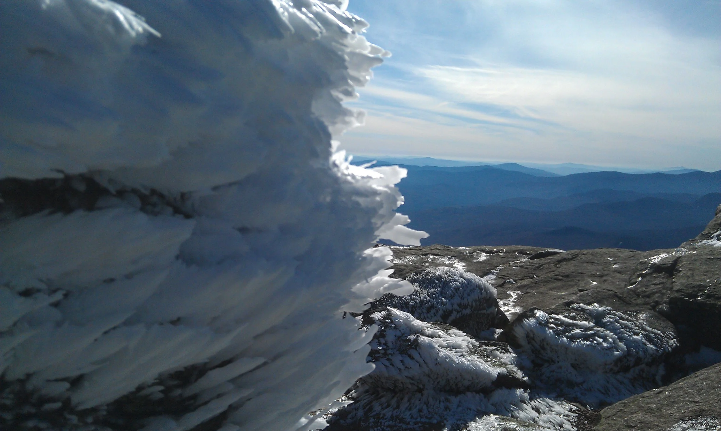 It's cold on top of mountains.