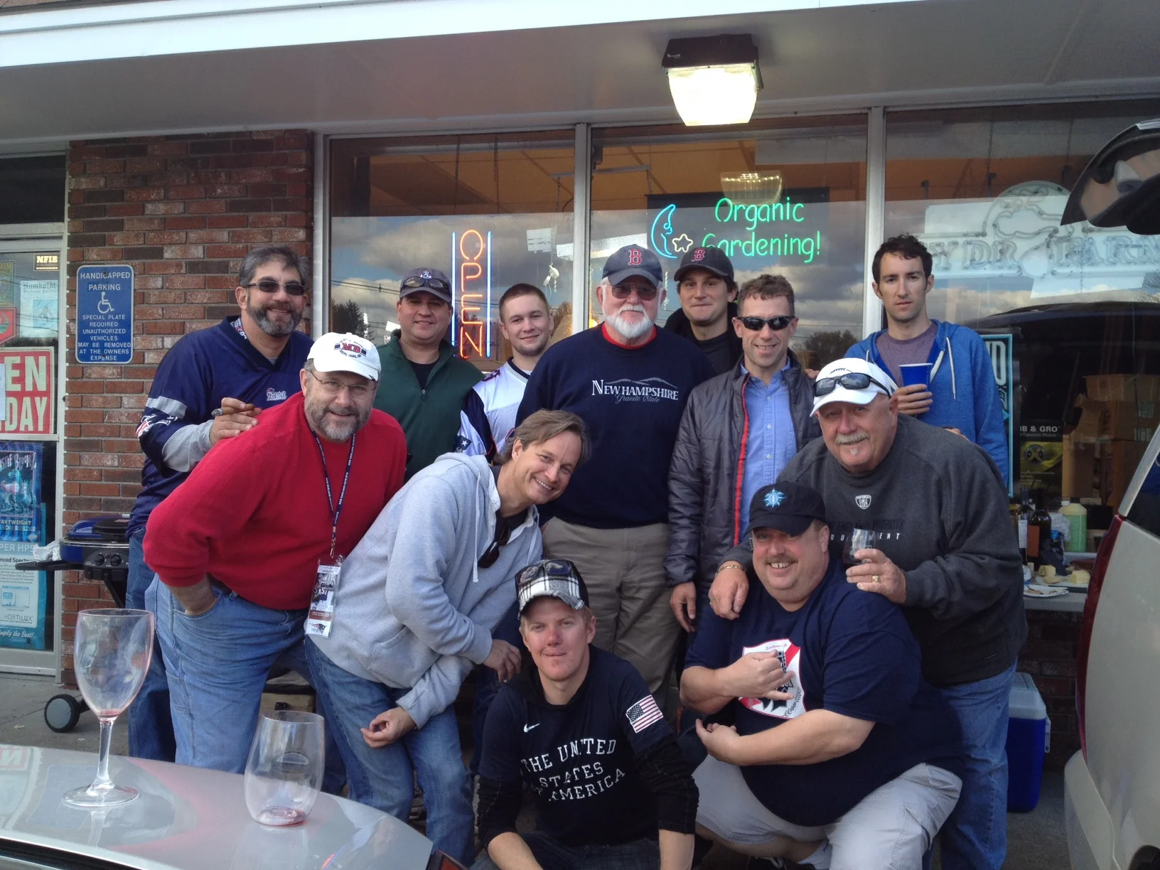 Tailgating done right! (I spy Timmy and Pat and Matt and...)