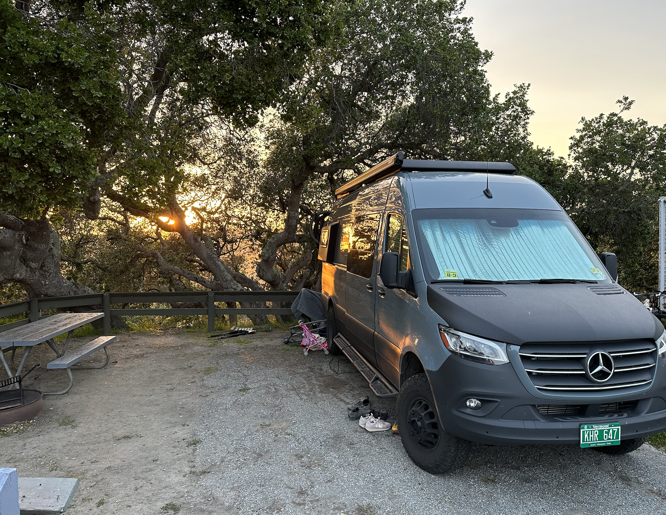 Van camping at Sea Otter was a highlight