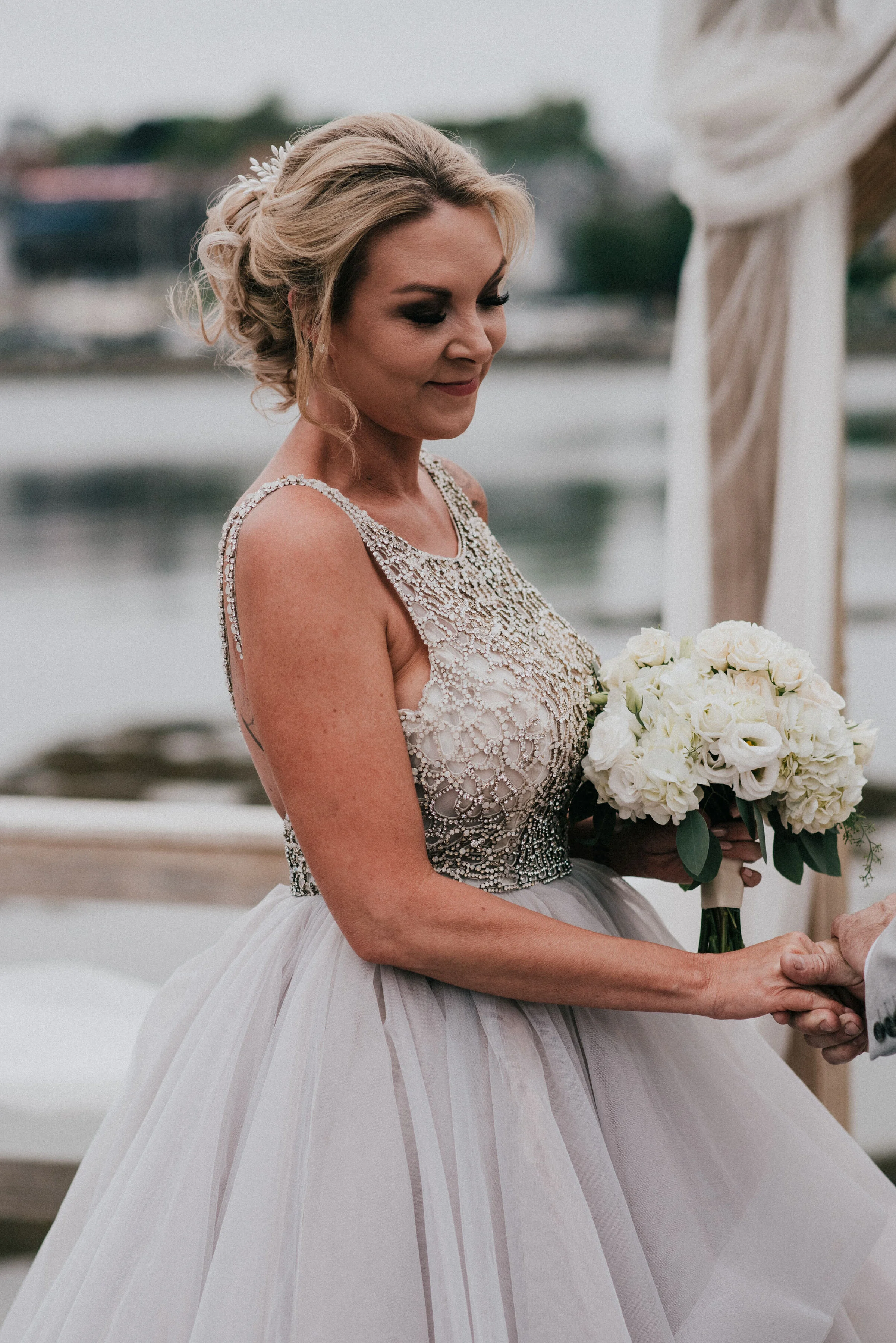 Shaye & Brook, Boothbay Harbor, Maine Photographer Cody James Barry