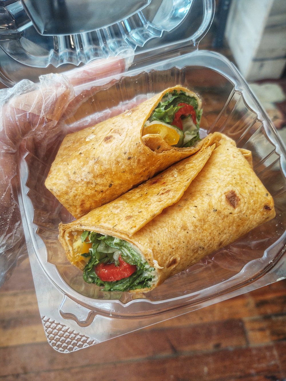 Hummus &amp; Veggie Wrap