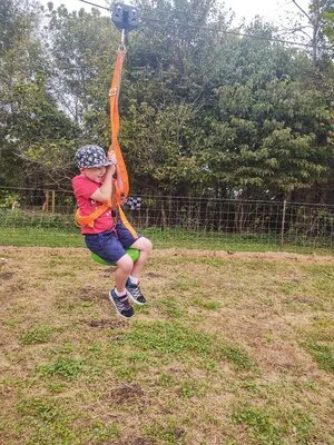Kids zipline