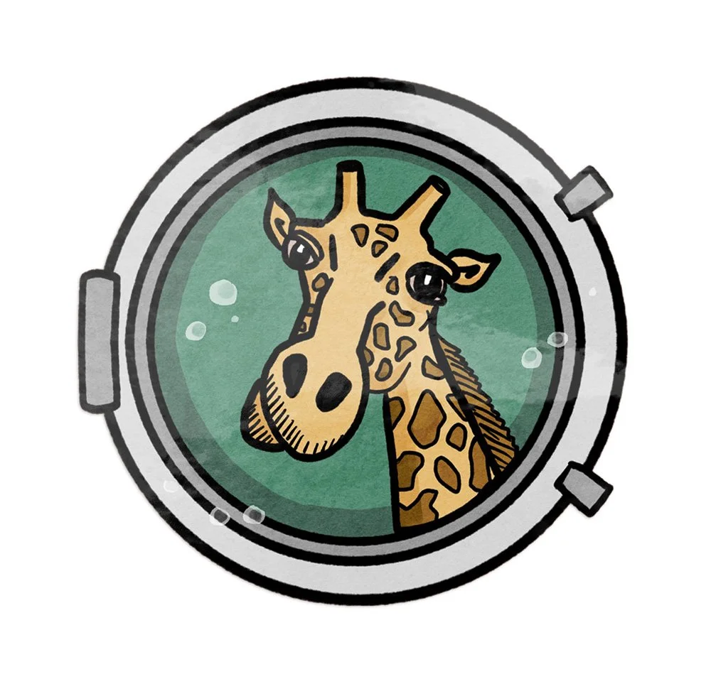 Giraffe Sticker
