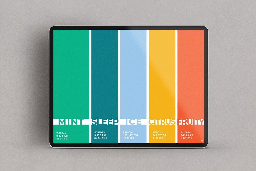 Solid Green Remedies Brand Book Primary Color Palette Page