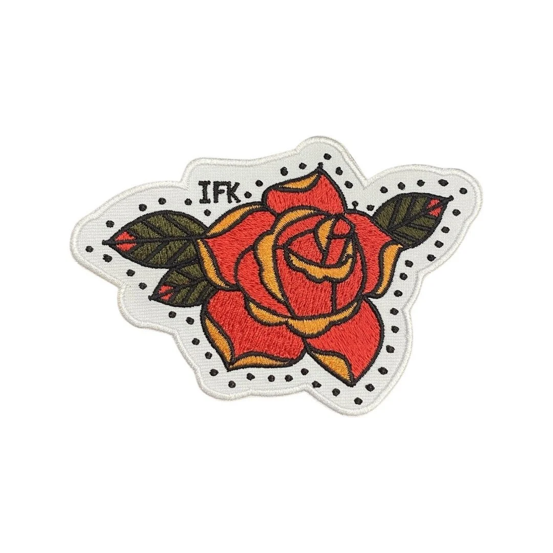 IFK Red Rose Patch