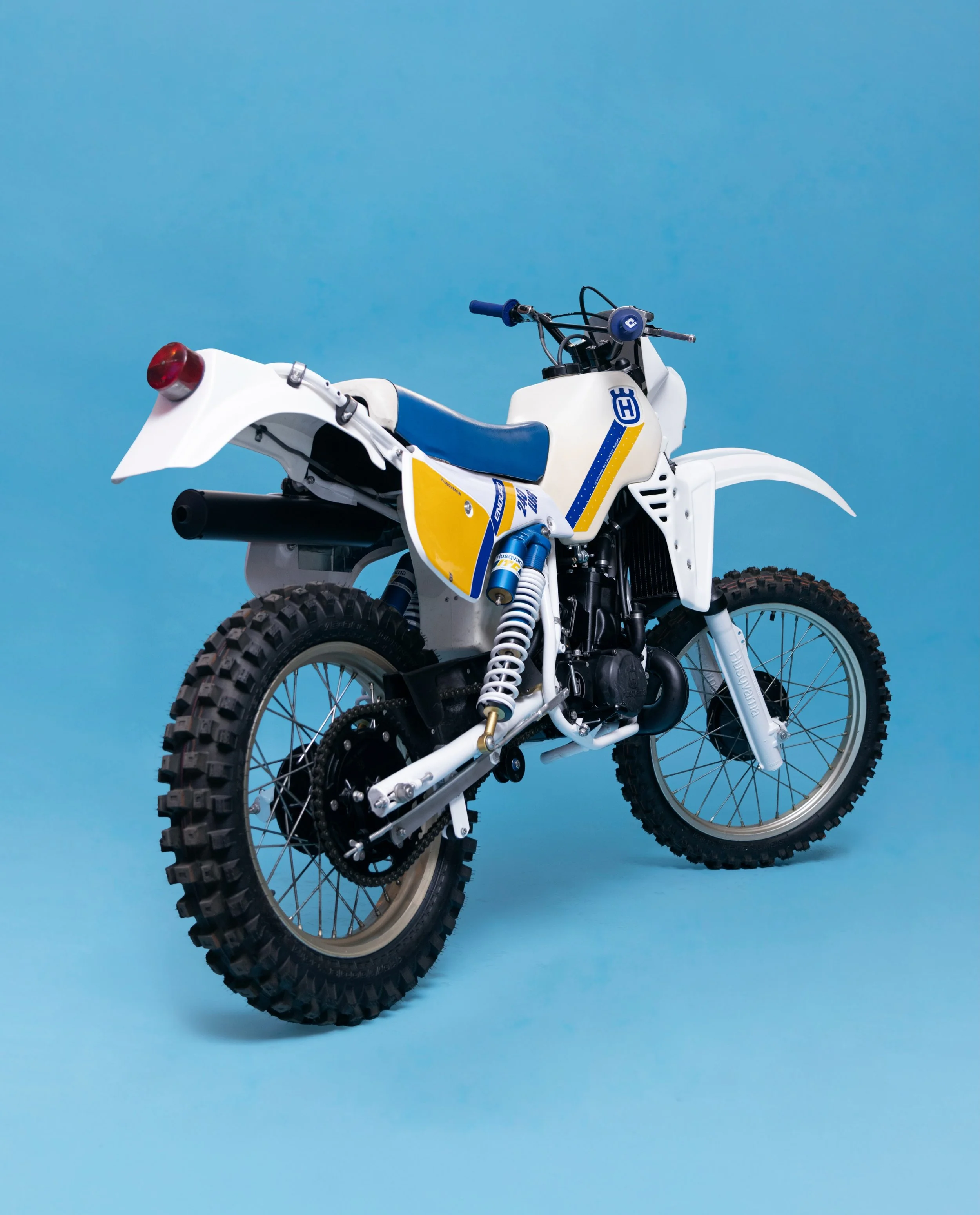 Another project completed over here&hellip; and this one took a little bit.

A full restoration of this 1985 Husqvarna 240 WR LC took about 2 years to complete and not because we were slow but because specific parts were hard to find and even informa
