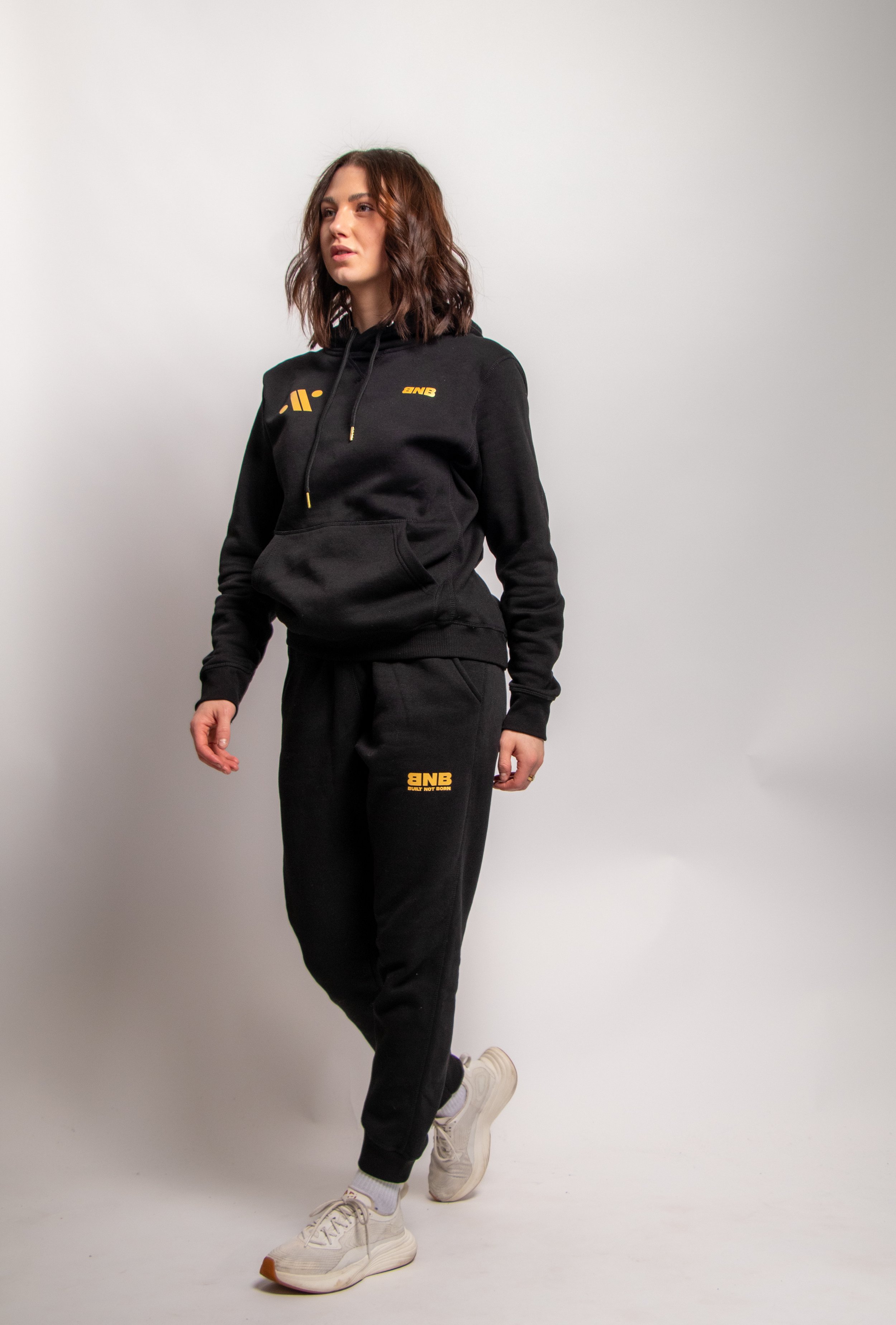 Gold on Black Premium NDUGGA sweat pants - Unisex