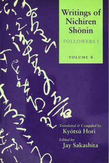 Writings of Nichiren Shonin Volume 6