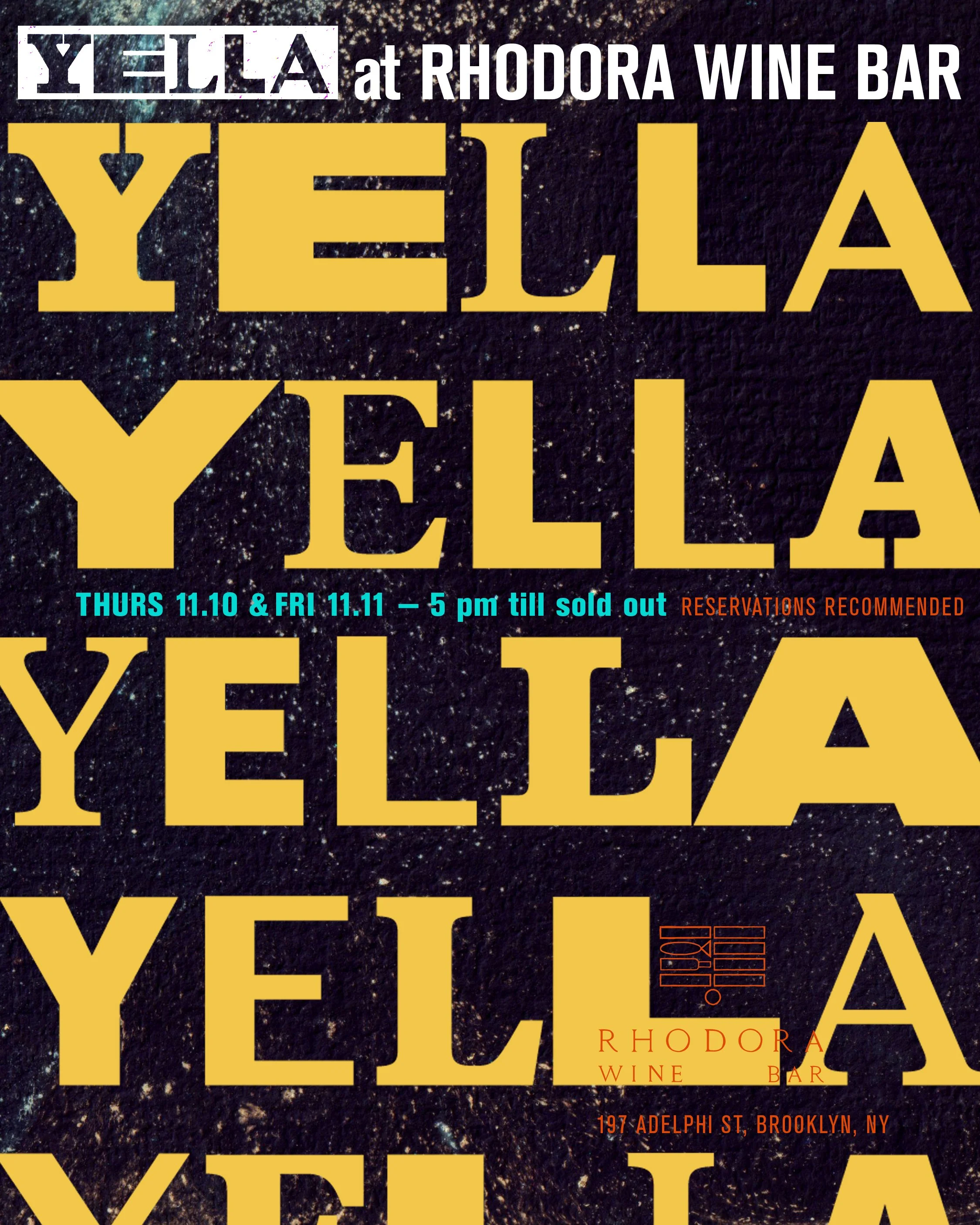 Happenings — rhodora wine bar