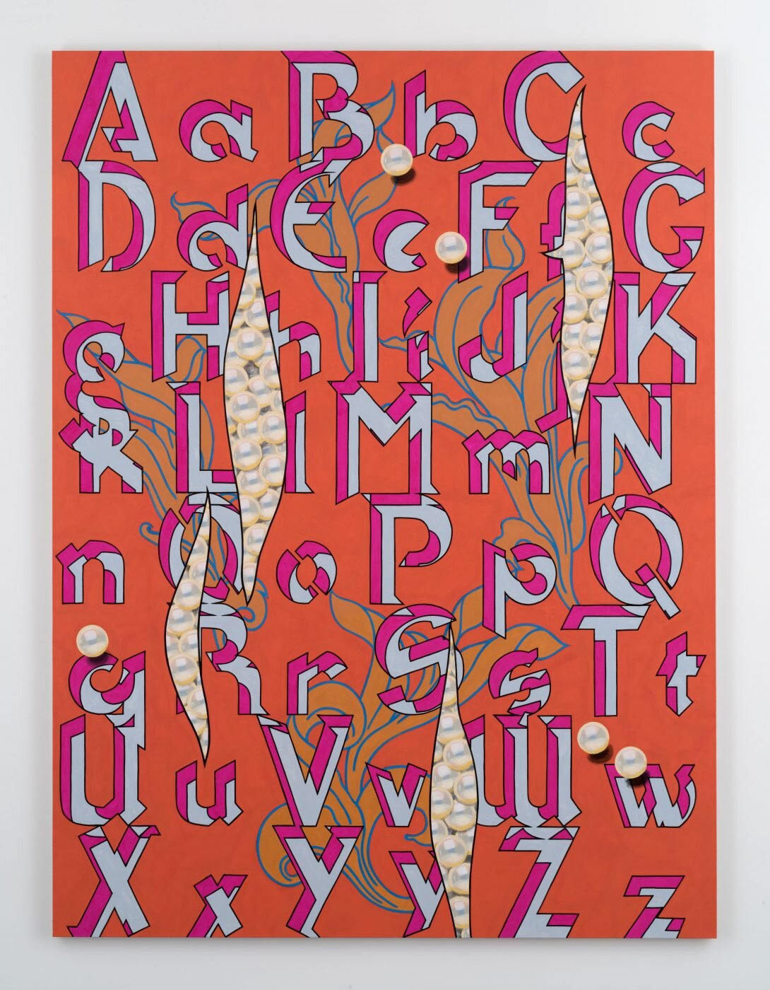 Caitlin Keogh, Alphabet and Pearls, 2018