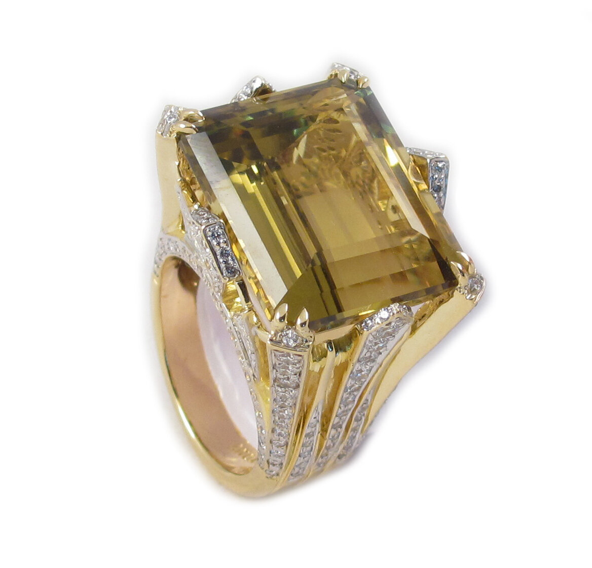 Tony Duquette Vintage Rock Crystal Ring