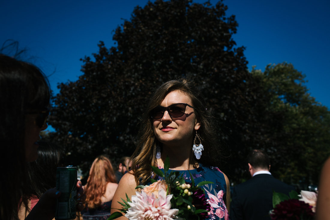  The smiles of the couple are as bright as the Ontario sunshine on this wedding day. I was totally delighted with taking photographs. 