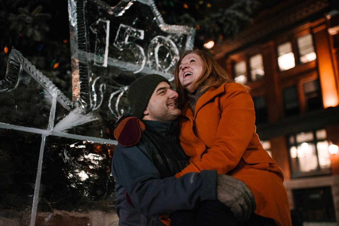  I had a cool night with this couple who won our second giveaway. I managed to take some photographs of them on a well-lit night in the city of Kingston. 