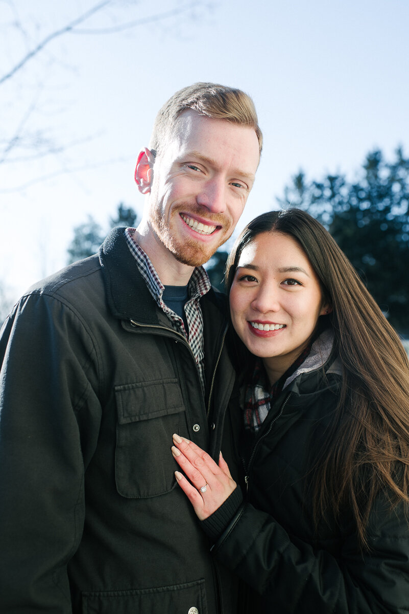 Laura &amp; Angus made a wintery engagement photoshoot as warm as it can be! I am glad to have worked with this couple who braved the cold for the memorable photography session. Wedding photography in Kingston. 