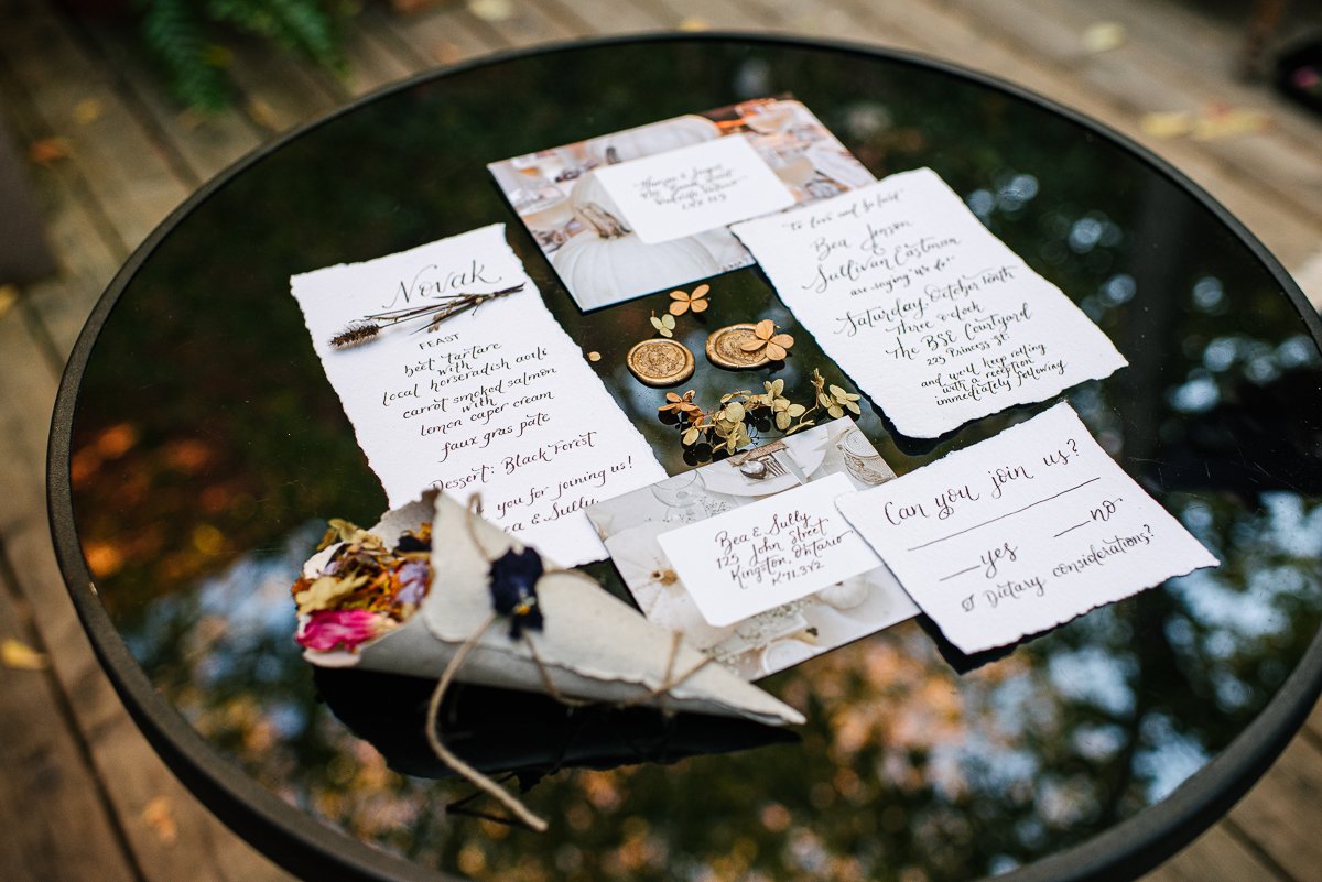  Eco-friendly invites are simply inspiring.