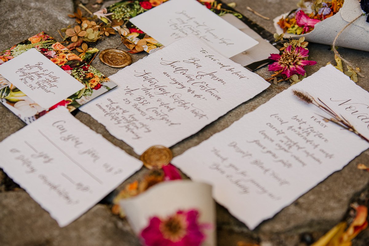  Eco-friendly invites are simply inspiring.