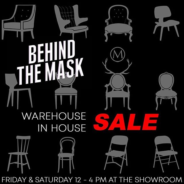 MARTIN will reopen this weekend with a warehouse-in-house sale (INSIDE THE SHOWROOM)
 1350 MAIN ST / ST HELENA CA 94574 / 12 - 4 PM 
#protectyourselffrombaddesign #whorehousesale #festivusfleamarket #newshite #oldshite #andtherest