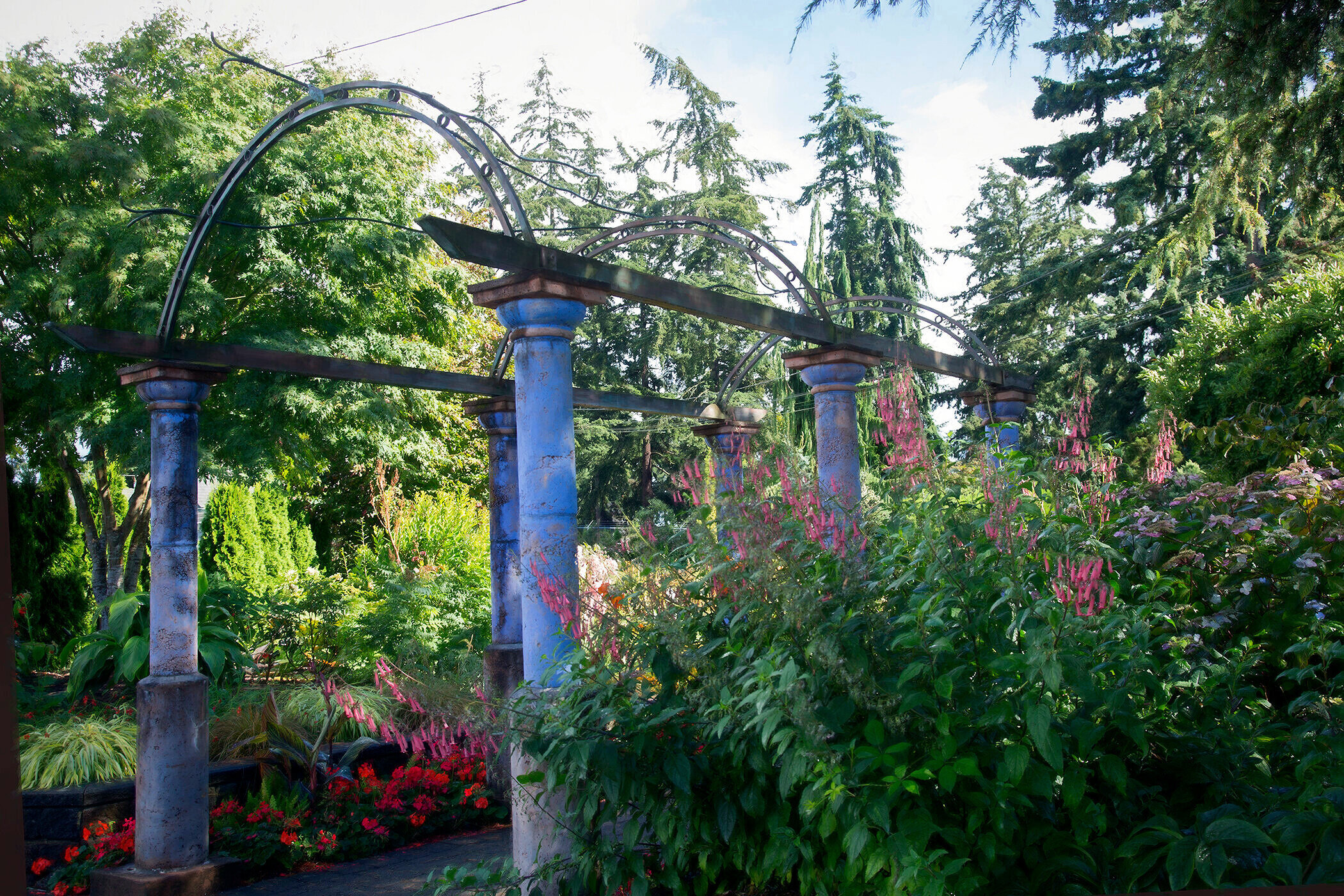 Evergreen Arboretum And Gardens, How To Build An Arched Garden Arboretum