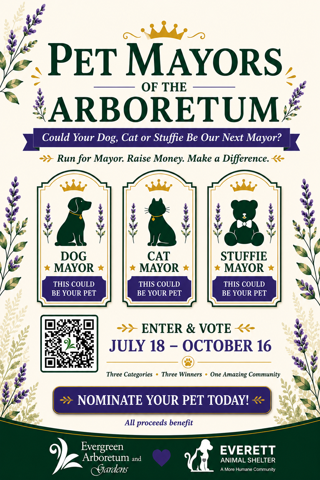 Pet Mayors of the Arboretum