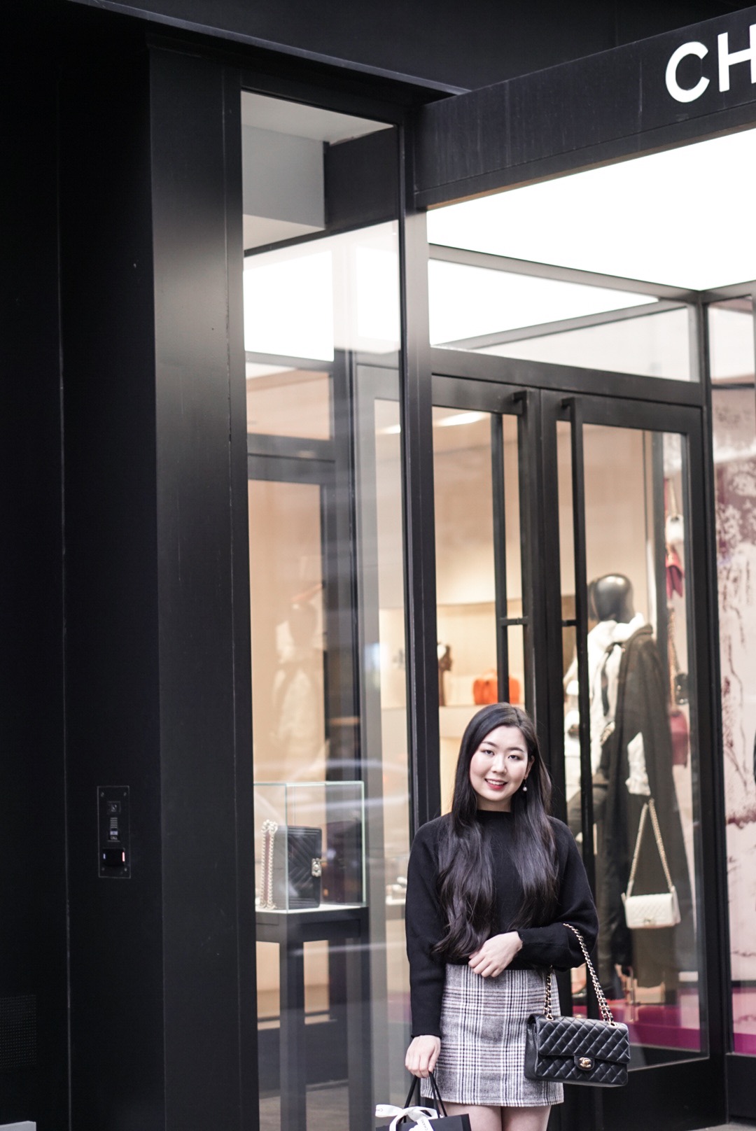 Outside the 15 E 57th St Chanel Boutique in New York City