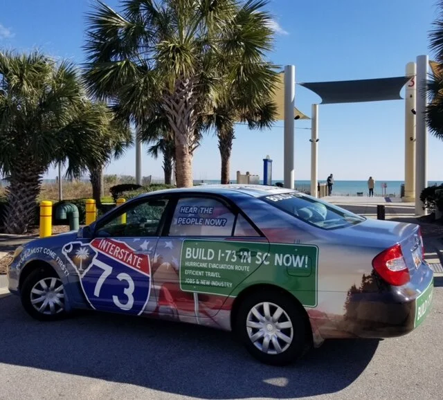 I73 Car at Myrtle Beach Boardwalk