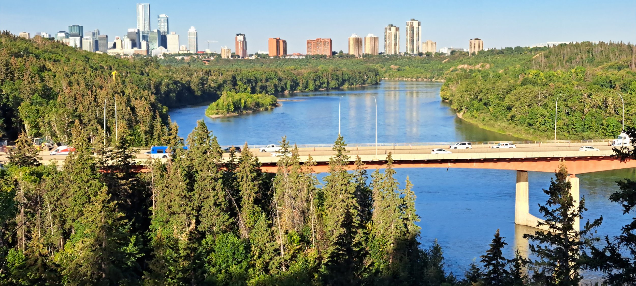 Downtown From Hardisty Drive