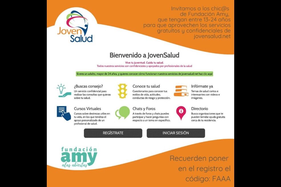 Take advantage of the provided services by Joven Salud