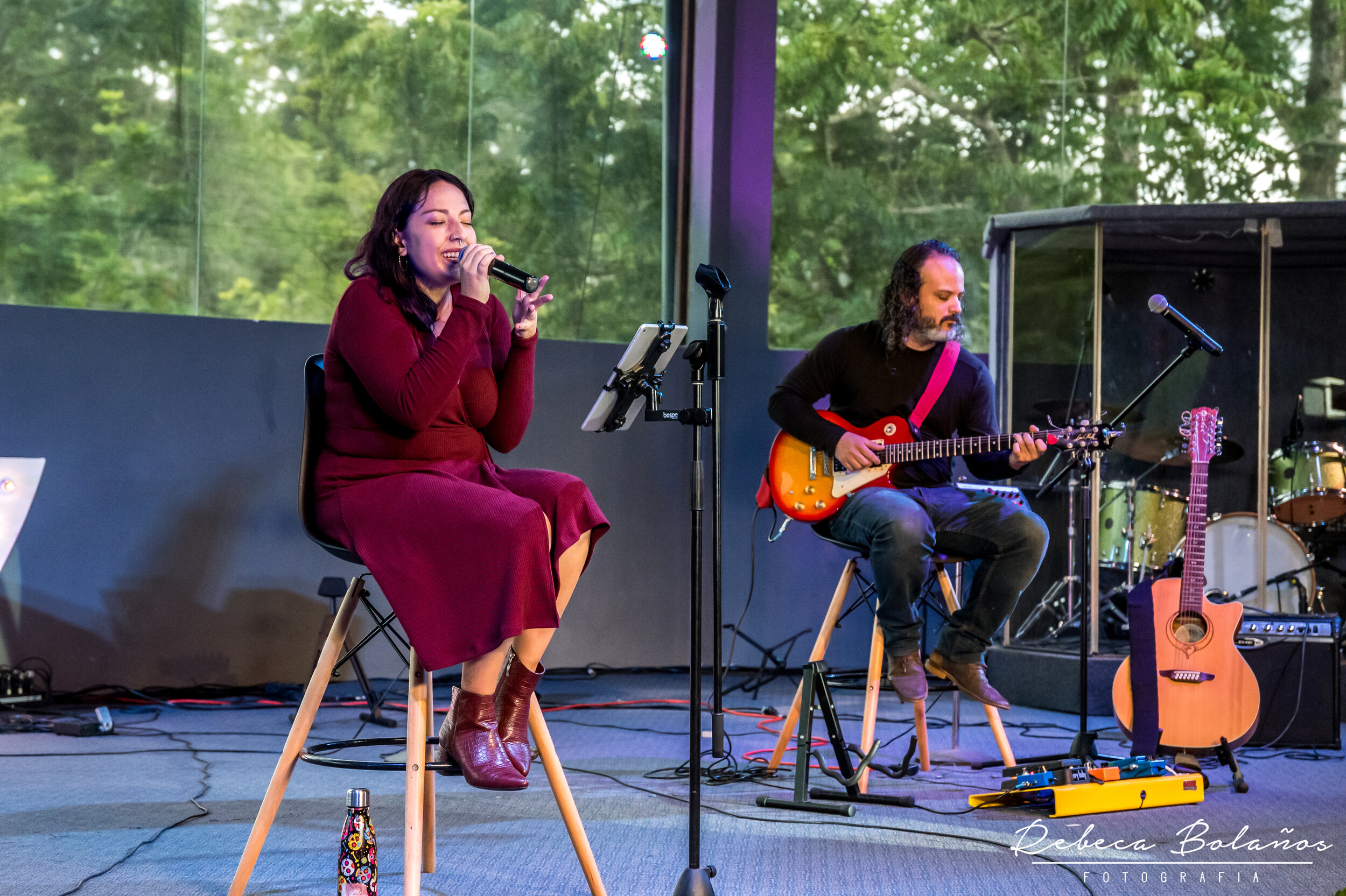  Daniela Vaglio y Andrés Viales in our live event “Una Voz por Vos” (July, 2020). 