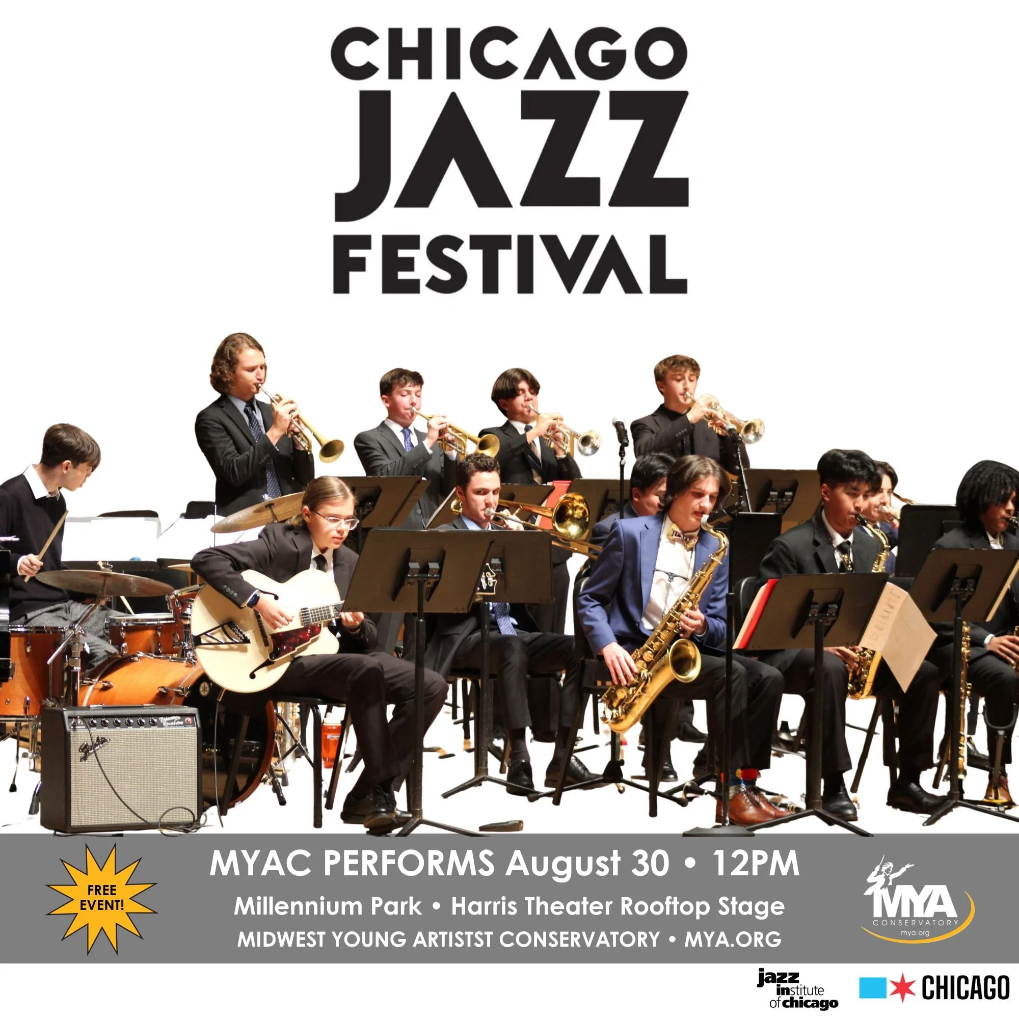 Chicago Jazz Festival Midwest - Chicago Jazz Festival Aug 30 2025 Square 