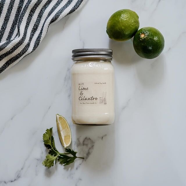 I don&rsquo;t wanna get jalapeño business, but I gotta tell ya, this Lime &amp; Cilantro candle is muy delicioso 😋
&bull;
&bull;
#candle #candles #soycandle #soywaxcandles #soycandles #handmade #homedecor #home #gifts #soywax #candlemaking #decor #