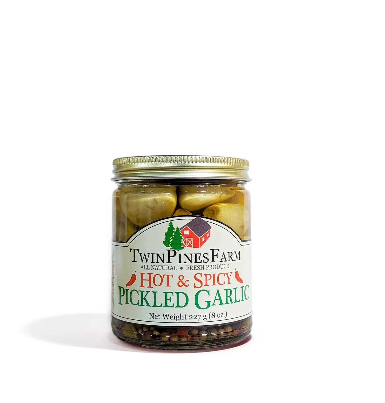Hot &amp; Spicy Pickled Garlic